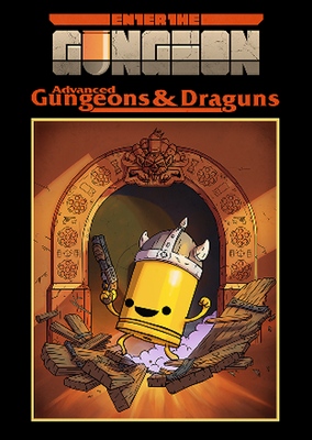 enter the gungeon clean cover art